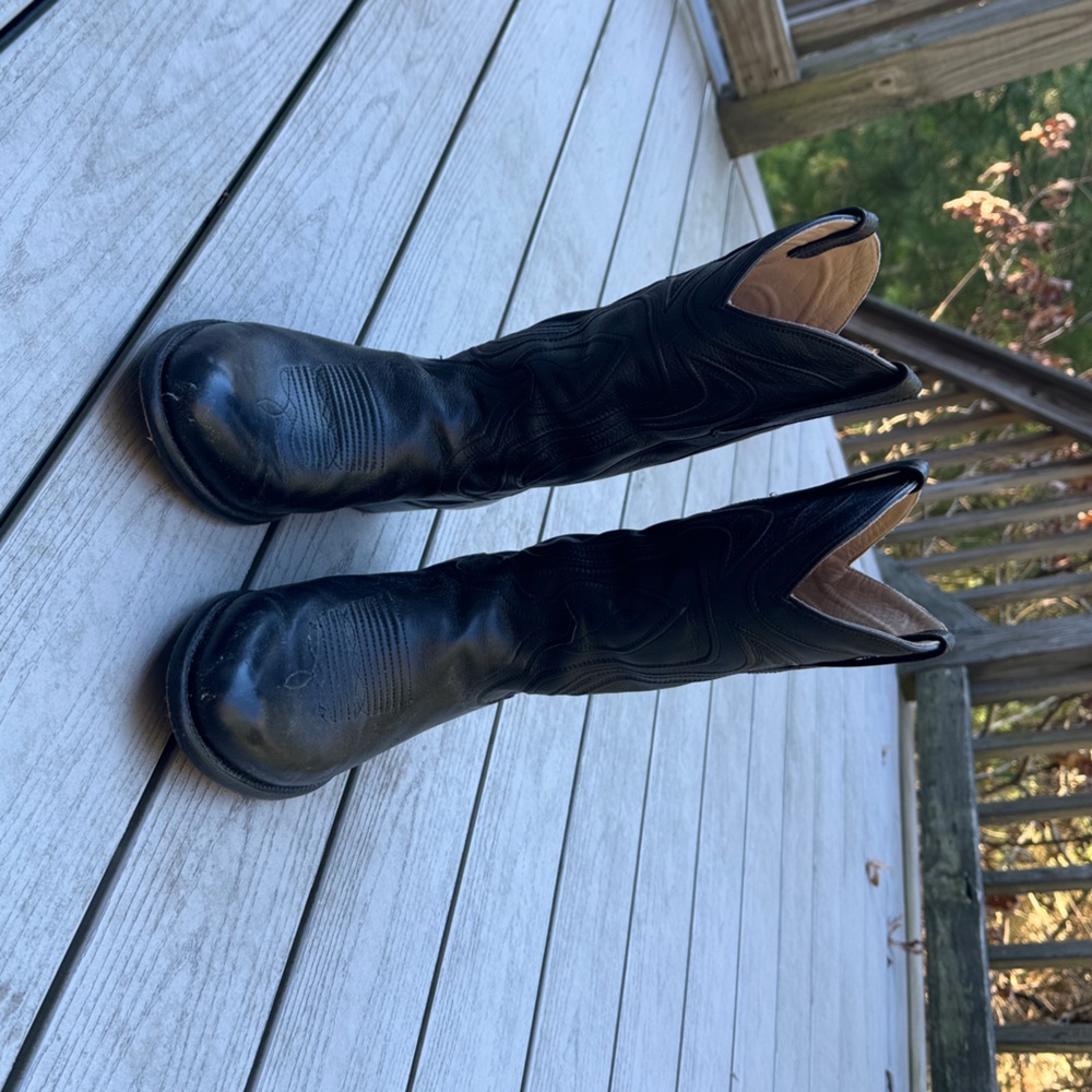 Tecovas Black Leather Men's Boots
